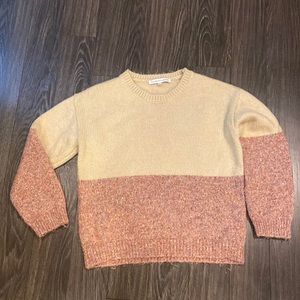 Cupcakes and Cashmere Carmel Colourblock Sweater | Size: L